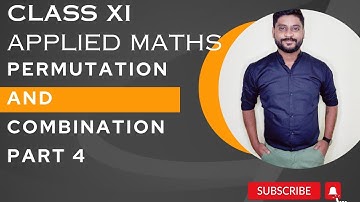 #Class 11 Applied Maths Permutations and Combinations Exe 7.4 and 7.5|@binaymaheshwari2808