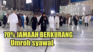 MASJIDIL HARAM SEPI PASCA RAMADHAN JAMAAH INDONESIA SISA SEDIKIT
