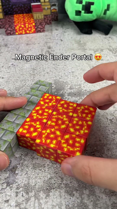 Magnetic Minecraft blocks are too OP 😫