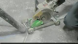 Cutting and Filling Control Joints in a Baking Facility