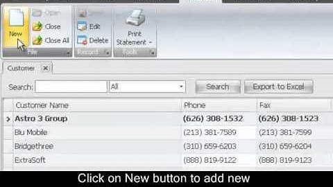 How to create customer - Xin Invoice software 3.0
