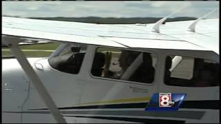 'Better late than never' Maine woman flies plane at 91