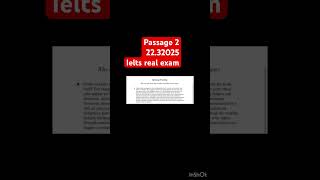 Reading passage 2 of 22 march 2025 real ielts exam #toefl #toeflpreparation #ielts #toeflibt