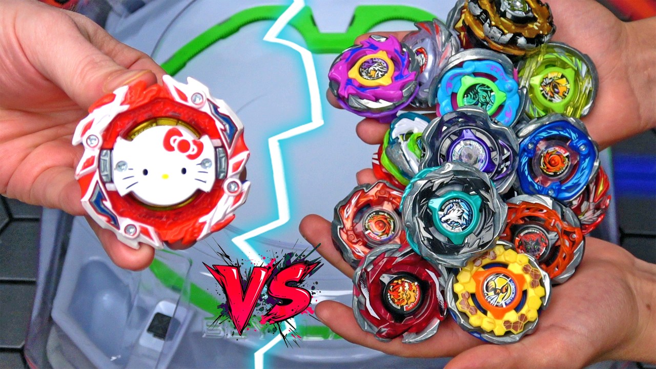 THE HELLO KITTY BEY vs ALL CX BEYS Beyblade X Battle - YouTube