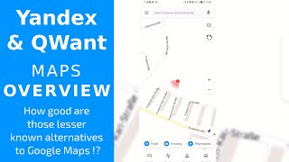 Yandex & Qwant Maps - Overview screenshot 1