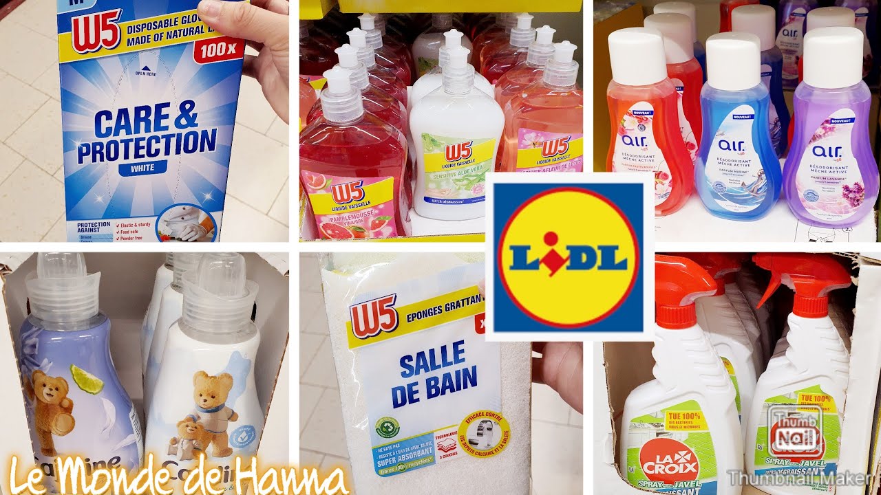 LIDL FRANCE ARRIVAGE 22-05 PRODUITS D'ENTRETIEN MÉNAGE CLEAN 