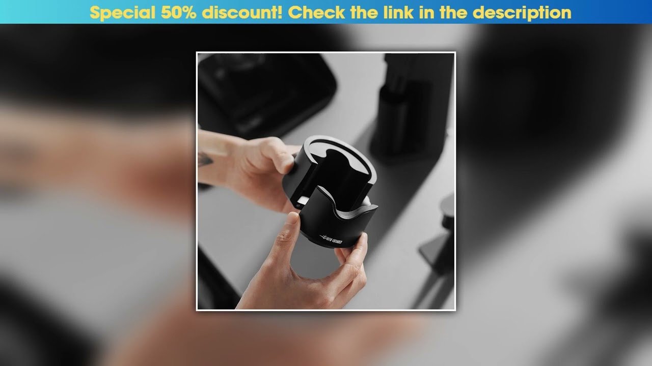 Flash Sale MHW-3BOMBER 51/53/58mm Portafilter Holder Tamping Base Aluminium Alloy Adjustable Tampin