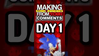 I Created 3D Sonic Renders From YOUR Comments!