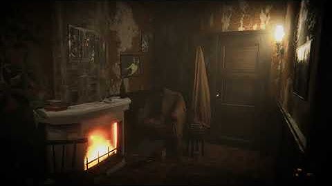 Resident evil Remake - 2nd Floor Fireplace Room made in Blender