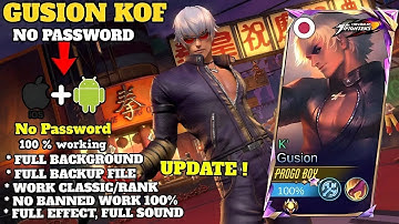 Update! Script Skin Gusion KOF - K