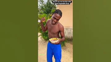 I Eat Hot Eba With Egusi Vegetable Soup Jaskaro90 Victorubeku1 Subscribers Views Foodies 