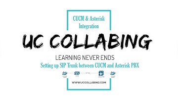 Integrate CUCM with Asterisk using SIP Trunk