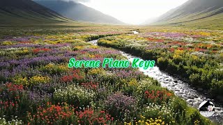 Deep relaxation with soft piano keys for stress relief serene piano keys screenshot 2