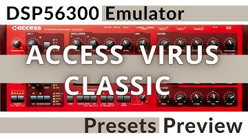 Access Virus Classic | DSP56300 Emulator v.1.2.4