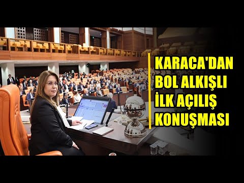 KARACA'DAN BOL ALKIŞLI AÇILIŞ KONUŞMASI...