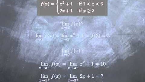 M2: infinite limits and limits at infinity II: examples on one-sided limits