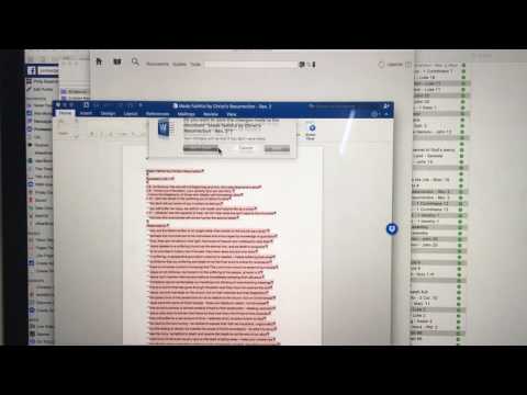 Import Sermon to Logos Sermon Editor using Keyboard Maestro