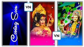 Viral Navratri Video Editing Vn App || Durga Puja Status Video Editing Tutorial Vnapp ||