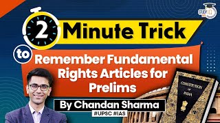 How to Remember all Fundamental Rights in 2 Minutes? | Indian Polity | UPSC Prelims 2024