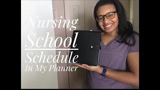Nursing School Planner Setup