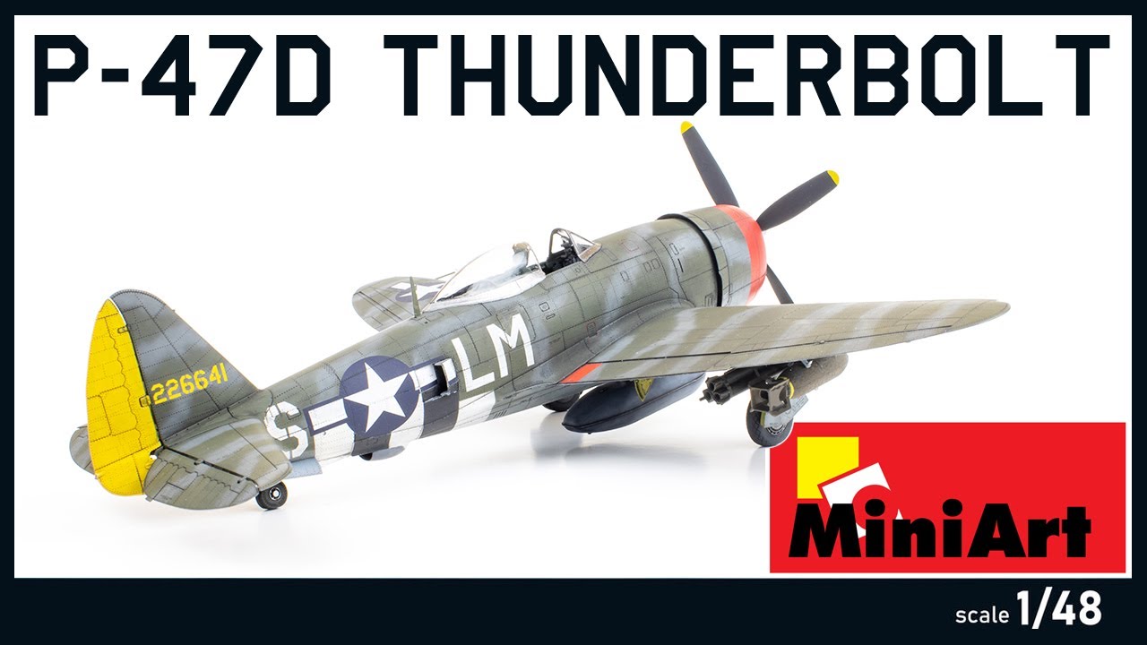Kit Maquette Miniart 1:48 - P-47D-28RA Thunderbolt (Pacific Theater) - Neuf En Boîte