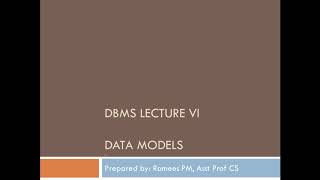 Hierarchical Data Model in DBMS (Malayalam)- DBMS lecture 6