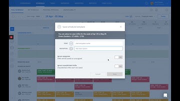 Additional Scheduling Features (Admins)