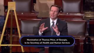 Senator Murphy Opposed Tom Price, Shares ACA Stories on the Senate Floor