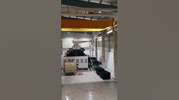 plastic pallet making machine working #machine #iukm #packaging #automation #electrical #electronic