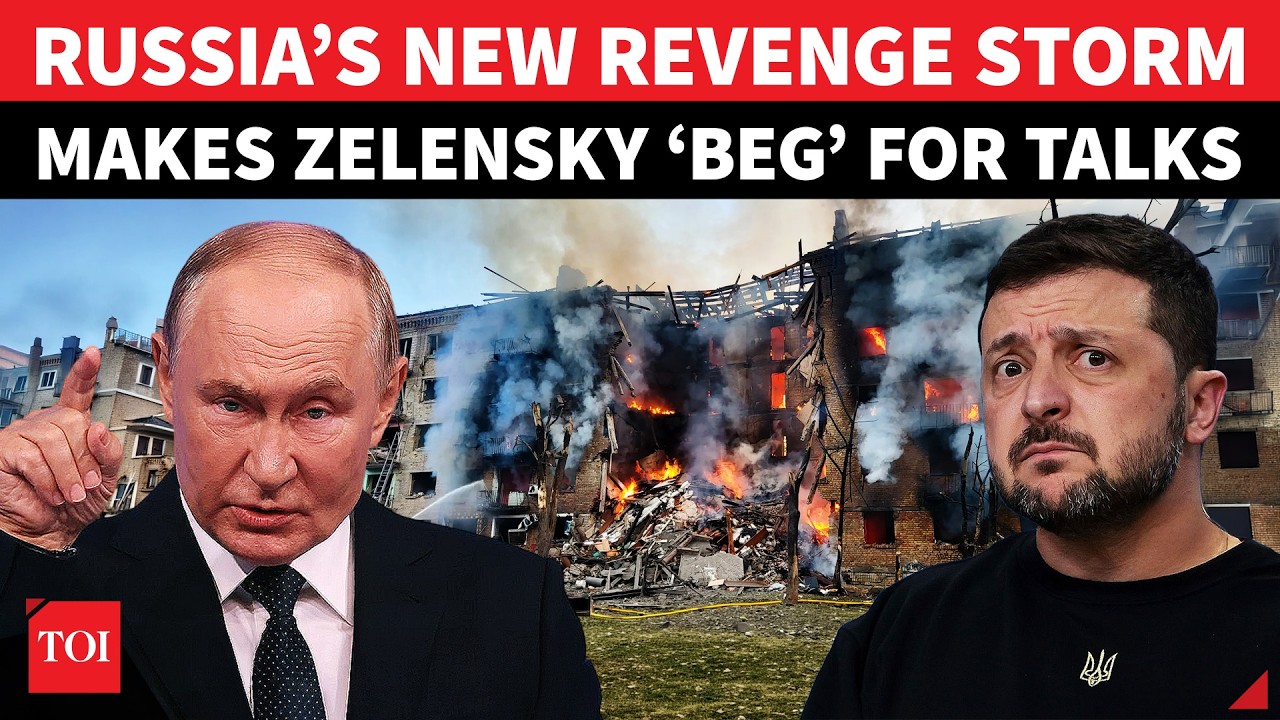 Russia's Brutal Revenge Blitz Leaves Zelensky 'Begging' For Peace Talks; ‘We Are Ready…’