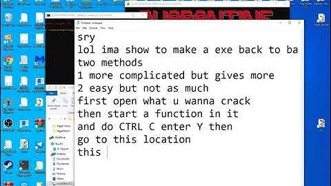 HOW TO CONVERT EXE BACK TO BATCH (PATCHED NEW VIDEO ON CHANNEL)