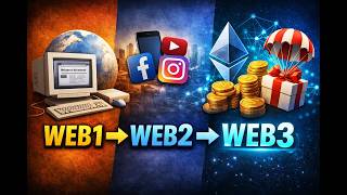 What Is Web3? Web1 Web2 Web3 Explained Why Crypto Projects Give Airdrops