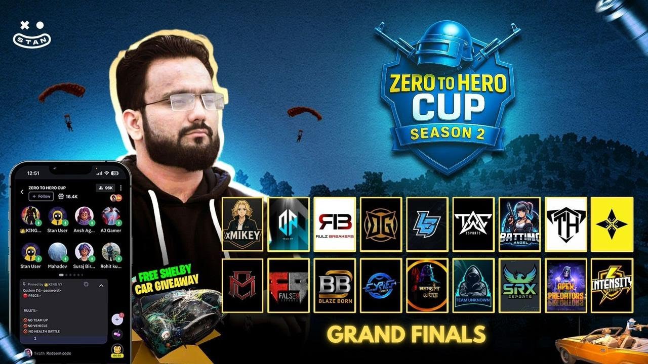 🏆 Zero to Hero BGMI Cup Season 2 – GRAND FINALS LAST DAY🏆| BKCG GAMING ...