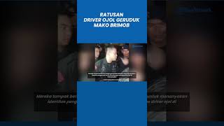 Mencekam Massa Ojol Geruduk Mako Brimob Kwitang Buntut Insiden Lindas Driver Ojol