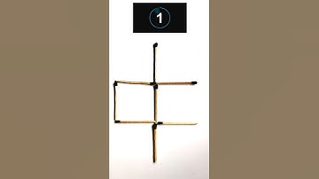 Move Two Matchsticks To Make Two Squares #short #shorts #youtubeshort