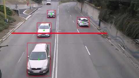 Traffic counting based on OpenCV