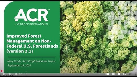 ACR IFM v2 1  Project Specific Dynamic Baselines Add Precision & Integrity