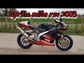 2003 aprilia mille r rsv gen 1 with akrapovic exhaust