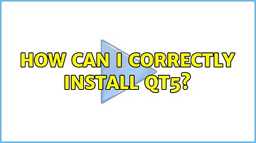 Ubuntu: How can I correctly install qt5?