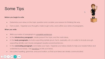 OSSLT: Writing a Series of Paragraphs