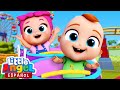 Vamos a Jugar al Parque de Atracciones | Canciones Infantiles de Bebé Juan | Little Angel Español