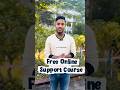 Free Online Support Course #diploma #education #1st #2nd #educational
