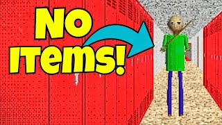 Can I beat Baldi's Super basics without items?