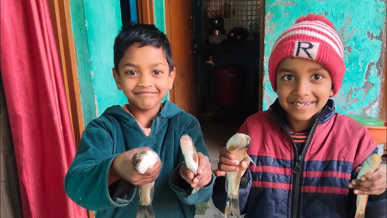 Aaj banaya pahadi special dish macchi baat😋😋😋#phadi lunch ##
