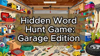 Hidden Word Hunt Game: Garage Edition — Practice English & Find All 20 Words screenshot 3