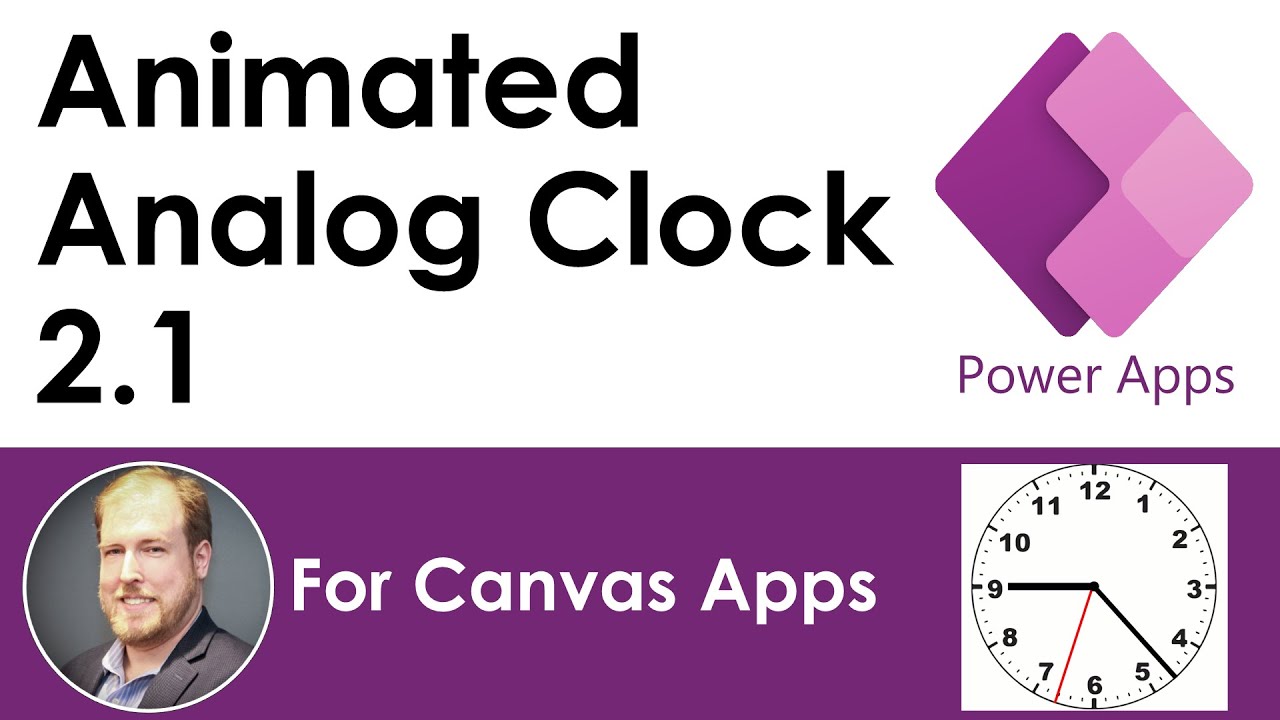 Analog Clock Component v2.1 - YouTube