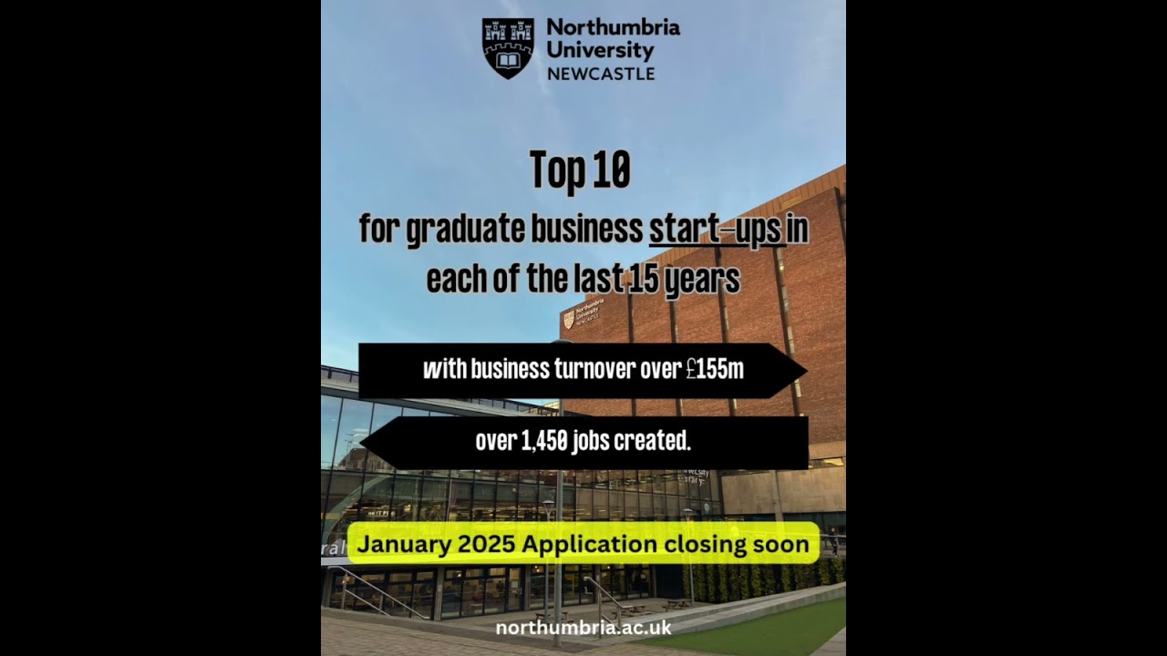 Northumbria University | Admission Closing Soon | 2025 Intake| UK| 