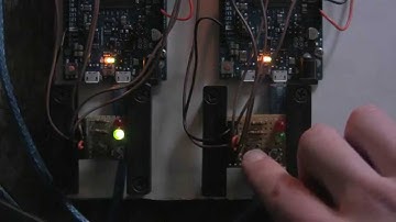 Clip 1 - Test - Two node PLC network bench test