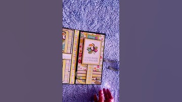 Waterfall folio/ #simple folio/  # scrapbooking