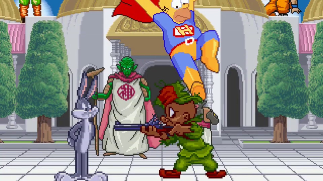 M.U.G.E.N: Bugs Bunny Vs Homer Simpson